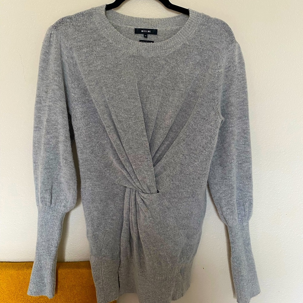 Miss Me Knotted Sweater- Like New